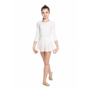 Юбка для танцев и гимнастики ALIERA, размер 42, белый