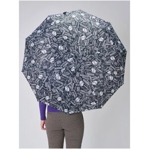 Женский складной зонт Popular Umbrella автомат 136/кремовый