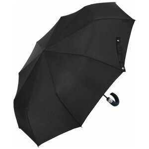 Зонт Lantana Umbrella, автомат, 3 сложения, купол 105 см., 9 спиц, система «антиветер», чехол в комплекте, для мужчин, черный
