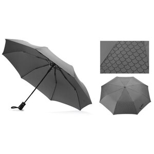 Зонт полуавтомат, проявляющийся рисунок, серый