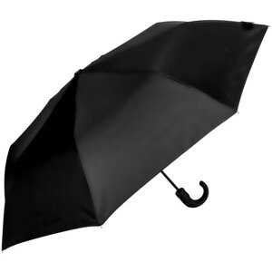Зонт Rainbrella, полуавтомат, 3 сложения, купол 97 см., 8 спиц, система «антиветер», чехол в комплекте, черный