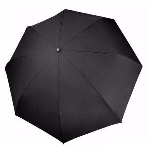 Зонт "Три Слона" мужской №905, радиус купола 58 см (D=104 см), 8 спиц, черный, ручка прямая пластик