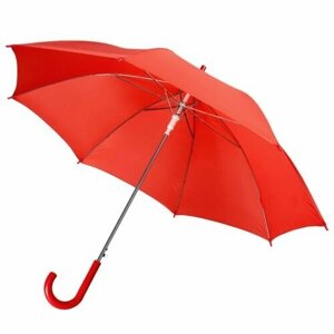 Зонт-трость molti, полуавтомат, 8 спиц, для женщин, красный