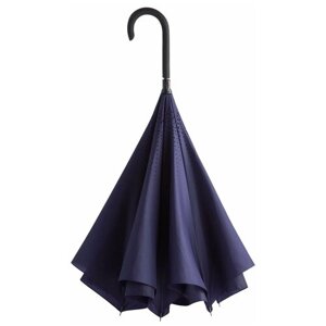 Зонт-трость Unit, механика, купол 106 см., обратное сложение, фиолетовый