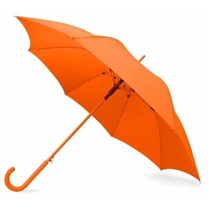 Зонт-трость Us Basic, полуавтомат, купол 102 см, 8 спиц, оранжевый