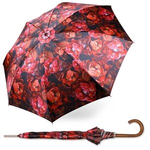 Зонт трость женский Goroshek 618144-8 Красные цветы