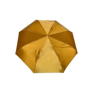 Зонт ZEST, автомат, 3 сложения, купол 104 см., 8 спиц, для женщин, золотой, горчичный