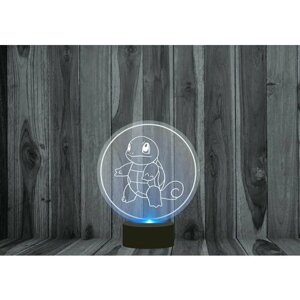 3D светильник, ночник Pokemon, Покемон №1
