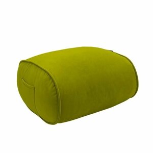 Бескаркасный пуф для ног aLounge - Ottoman - Lime Citrus (велюр, салатовый) - оттоманка к дивану или креслу