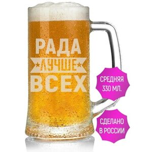 Бокал для пива Рада лучше всех - 330 мл.
