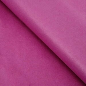 Бумага упаковочная тишью, ярко-розовая, 50 x 66 см, 10 шт.