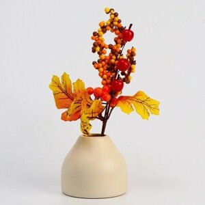 Декор на палочке «Осенние ягоды» 6 20 30 см