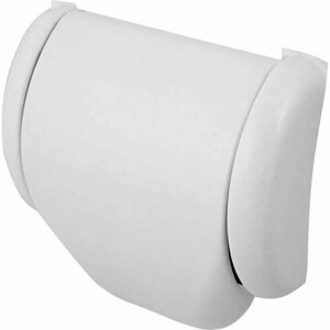 Держатель для туалетной бумаги с крышкой цвет белый