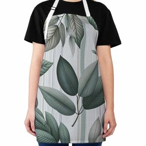Фартук кухонный JoyArty "Листья на ветке", универсальный размер для женщин и мужчин