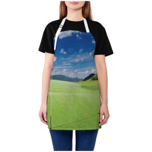 Фартук женский для готовки JoyArty "Спокойный гольф", универсальный размер