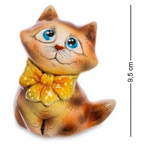 Фигурка керамическая Кошка с бантом АБ- 06 113-707129