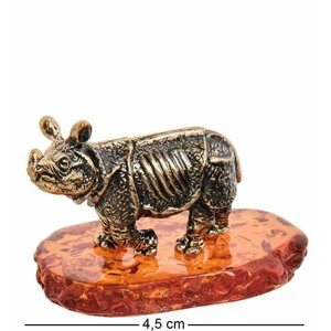 Фигурка Маленький носорог (янтарь)