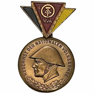 Германия (ГДР), медаль "Знак резервиста" бронзовая степень 1968-1990 гг. (5)
