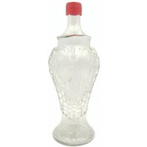 Графин, 1 л: с пластиковой крышкой; стеклянная тара не вступает в реакцию с содержимым, поэтому при хранении в ней напитки не будут испорчены посторонним запахом или привкусом; плотно прилегающая крышка обеспечивает