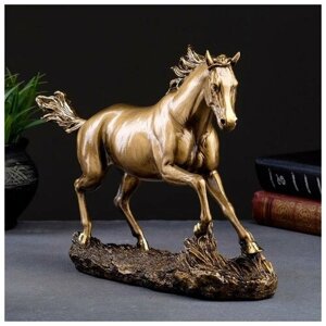 Хорошие сувениры Фигура "Бегущий конь" бронза 35х9х22см
