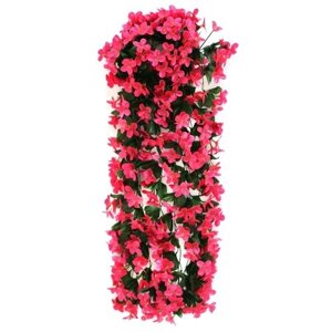 Искусственные цветы Фиалки в настенном кашпо Е-00-87 / Искусственные цветы для декора/ Декор для дома