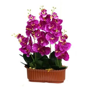 Искусственные цветы Орхидеи в вазоне от бренда Holodilova