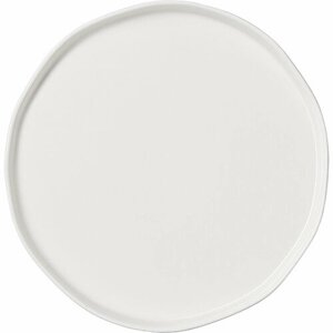 Комплект 2 шт. Тарелка "Eggshell" круглая 23х23х2 см, белый, фарфор, Kunstwerk, A24452