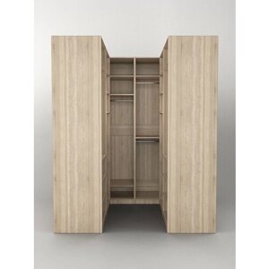 Комплект гардеробных шкафов "Комфорт"4, Дуб Сонома 200 x 200 x 240 см (ДхШхВ)