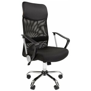 Компьютерное кресло Chairman 610 офисное, обивка: текстиль, цвет: черный