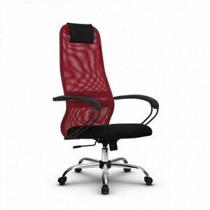 Компьютерное офисное кресло Metta SU-BP-8 CН Красное/Черное