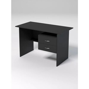 Компьютерный стол "менеджер"15, Черный 120 x 60 x 75 см (ДхШхВ)