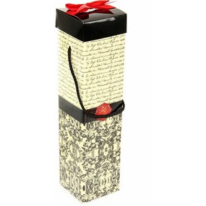 Коробка подарочная под бутылку с ручками 34,4х8,2х8,2 см, Veld Co / Giftbox, Трансформер