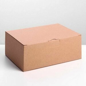 Коробка подарочная складная, упаковка, 26 x 19 x 10 см