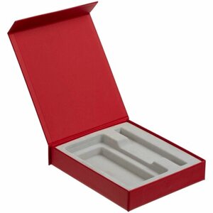 Коробка Rapture для аккумулятора и ручки, красная, 17,5х15,5х3,3 см, переплетный картон