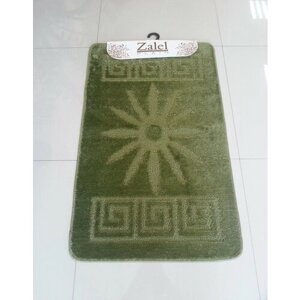 Коврик для ванной zalel light green 550х850/900мм