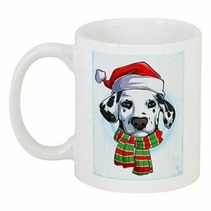 Кружка, чашка, пиала, чаша, Собака, Новогодняя собака, Новый Год.