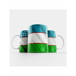 Кружка Флаги стран Узбекистан