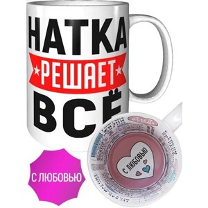 Кружка Натка решает всё - внутри признания в любви