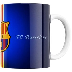 Кружка с принтом ФК Барселона/FC Barcelona. 330 мл