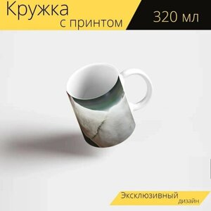 Кружка с рисунком, принтом "Собака, домашние питомцы, бультерьер" 320 мл.