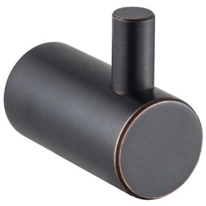 Крючок для ванной комнаты одинарный Haiba HB8405-7, черный, нержавеющая сталь