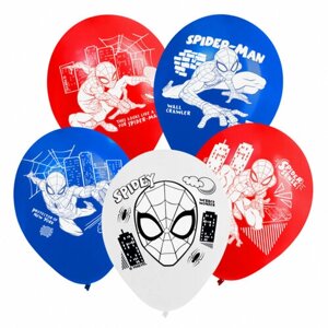 MARVEL Шар воздушный «Супер-герой», 12 дюйм, латексный, 25 штук, Человек-паук
