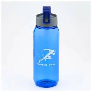 Мастер К Бутылка для воды, 850 мл, "Заряд энергии", 23 х 7 см, синяя