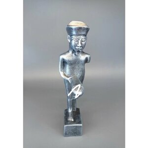 Мин, египетский бог плодородия, жидкий камень, высота- 18 см.