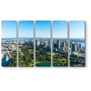 Модульная картина Деловой центр Сиднея 100x60