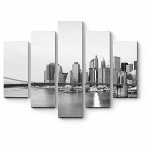 Модульная картина Панорама Манхэттена 115x92