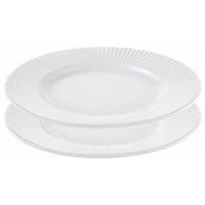Набор из 2-х тарелок Liberty Jones Soft Ripples, 21 см, белые (LJ_SS_PL21_WH)