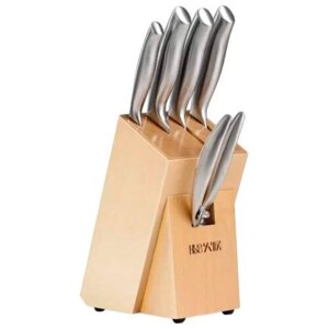 Набор ножей Нож-топорик HuoHou Nano steel, лезвие: 18 см, серебристый