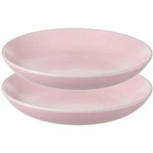 Набор тарелок для пасты Simplicity,20 см, розовые, 2 шт, Liberty Jones, LT_LJ_PBWSM_CRR_20
