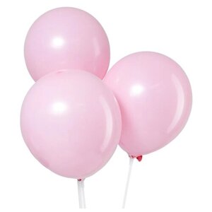 Набор воздушных шаров Leti пастель, 10", светло-розовый, 5 шт.